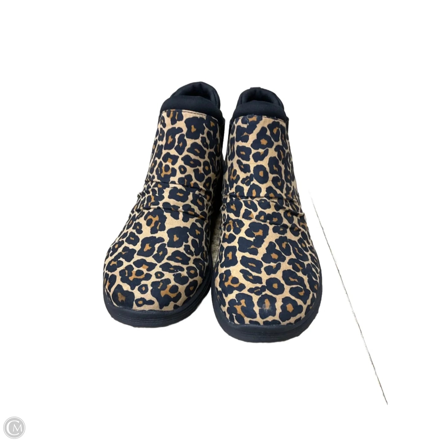 Boots Ankle Flats By Ryka In Animal Print, Size: 9