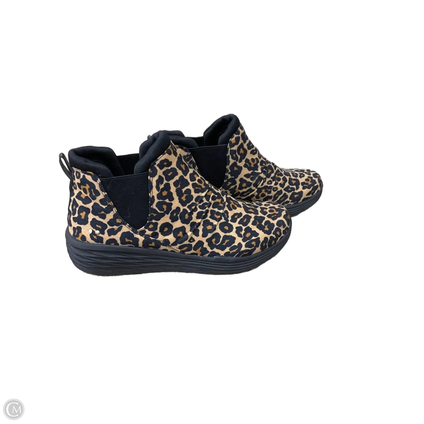 Boots Ankle Flats By Ryka In Animal Print, Size: 9
