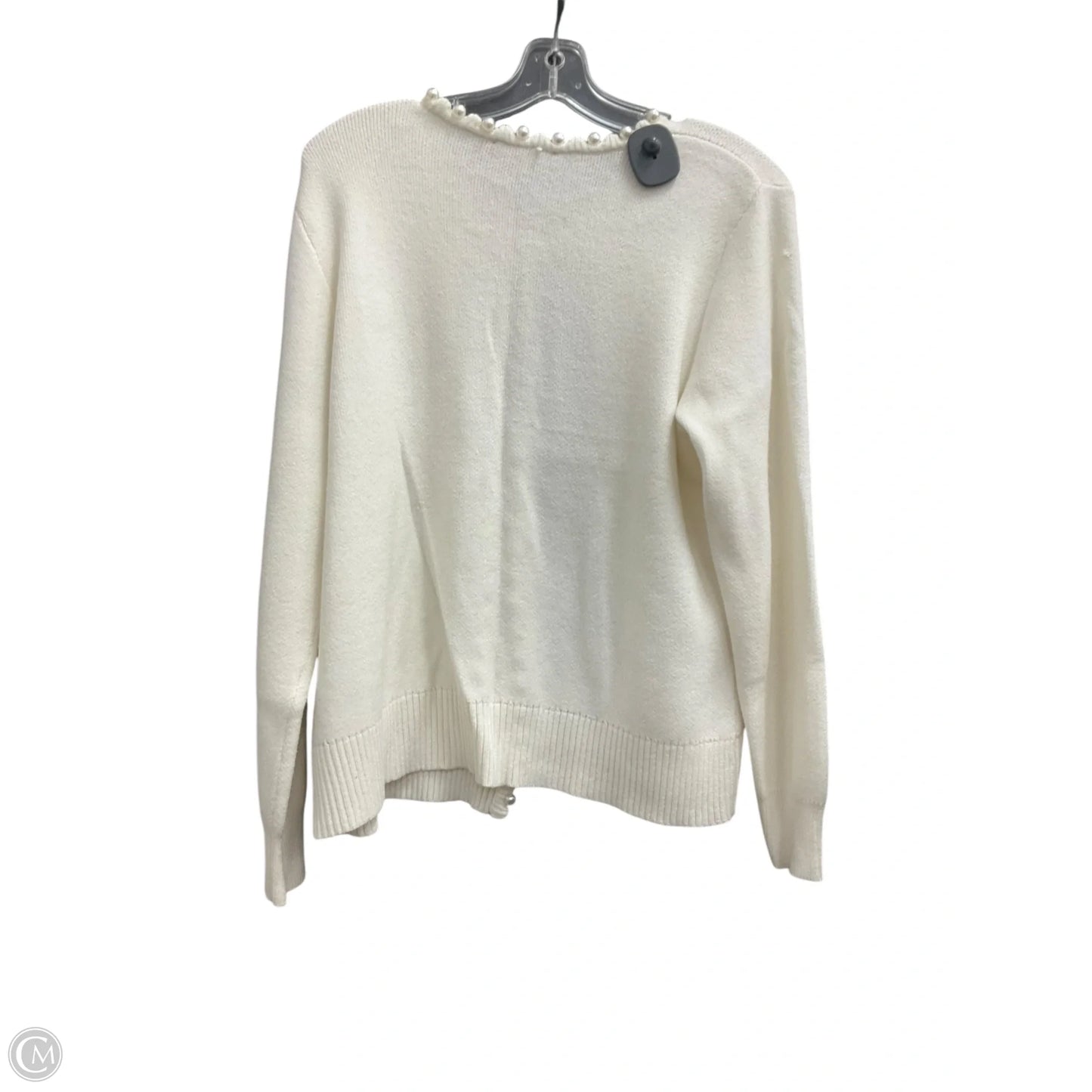 Cardigan By Boston Proper In White, Size: L