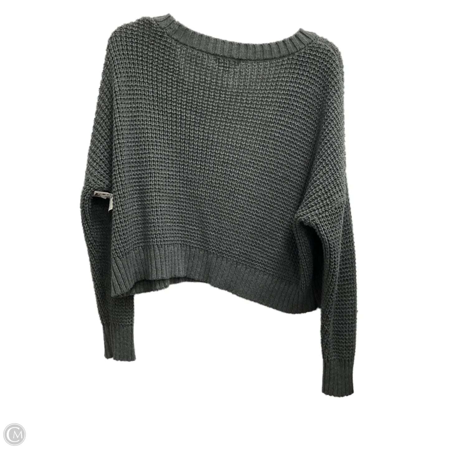 Cardigan By Clothes Mentor In Grey, Size: L