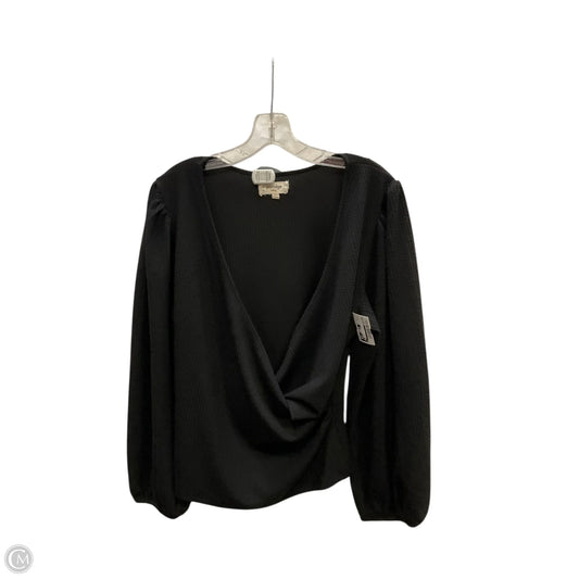 Top Long Sleeve By Porridge In Black, Size: Xl