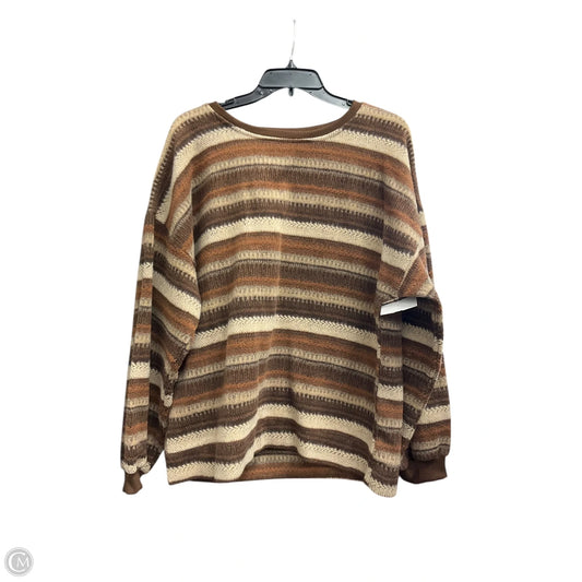 Sweater By Clothes Mentor In Brown, Size: Xl