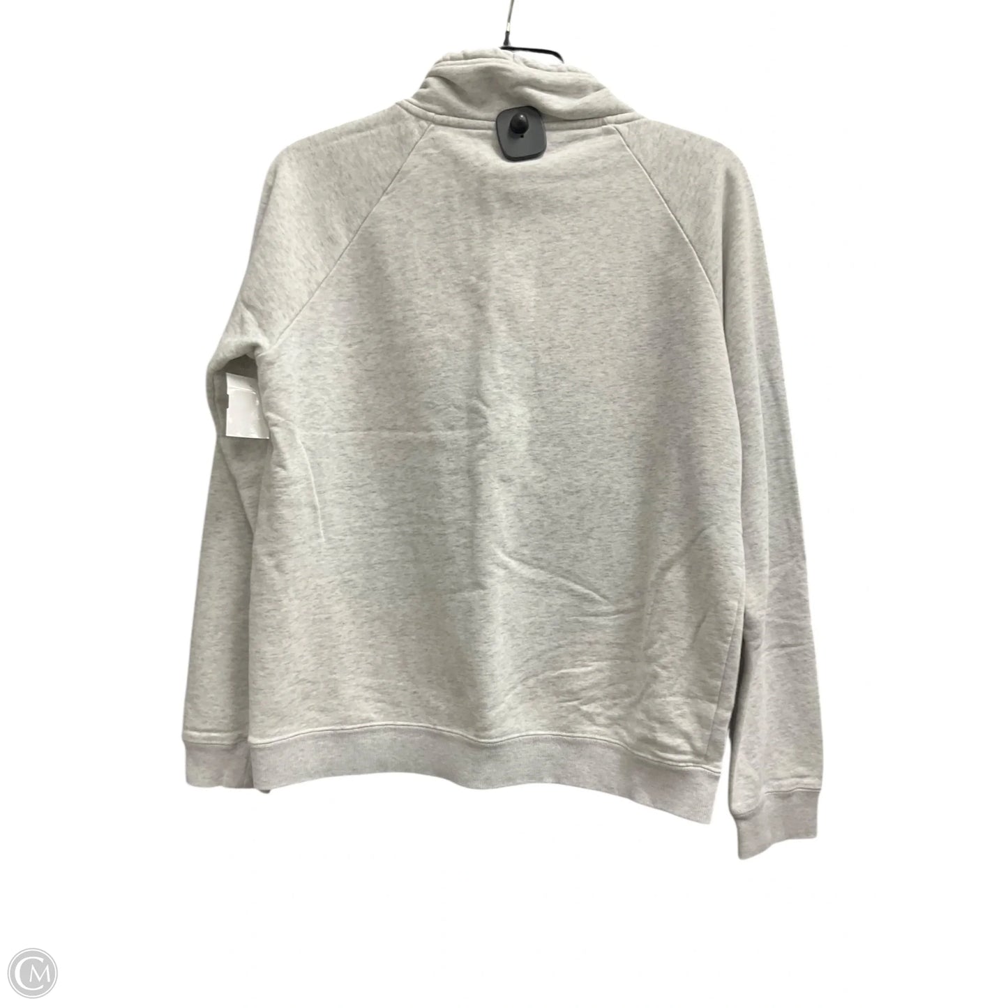 Sweatshirt Collar By Nike In Grey, Size: S