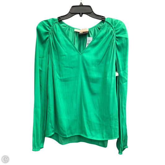 Top Long Sleeve By Loft In Green, Size: L