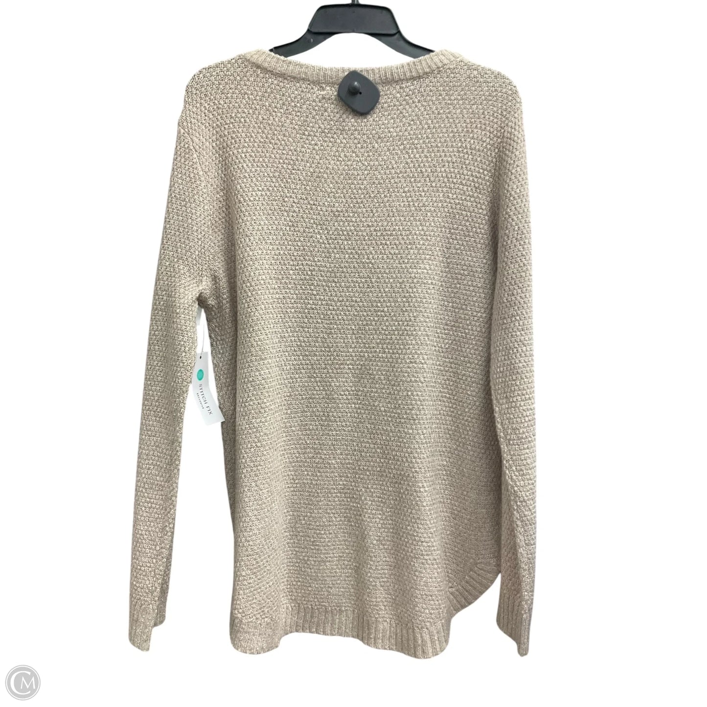 Sweater By Pink Clover In Beige, Size: Xl