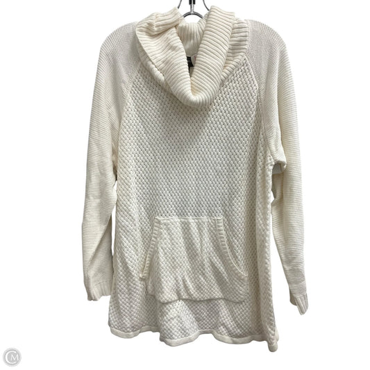 Sweater By Lane Bryant In White, Size: 18