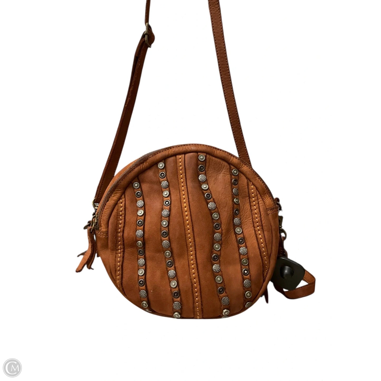 Crossbody Leather By Cmb, Size: Medium