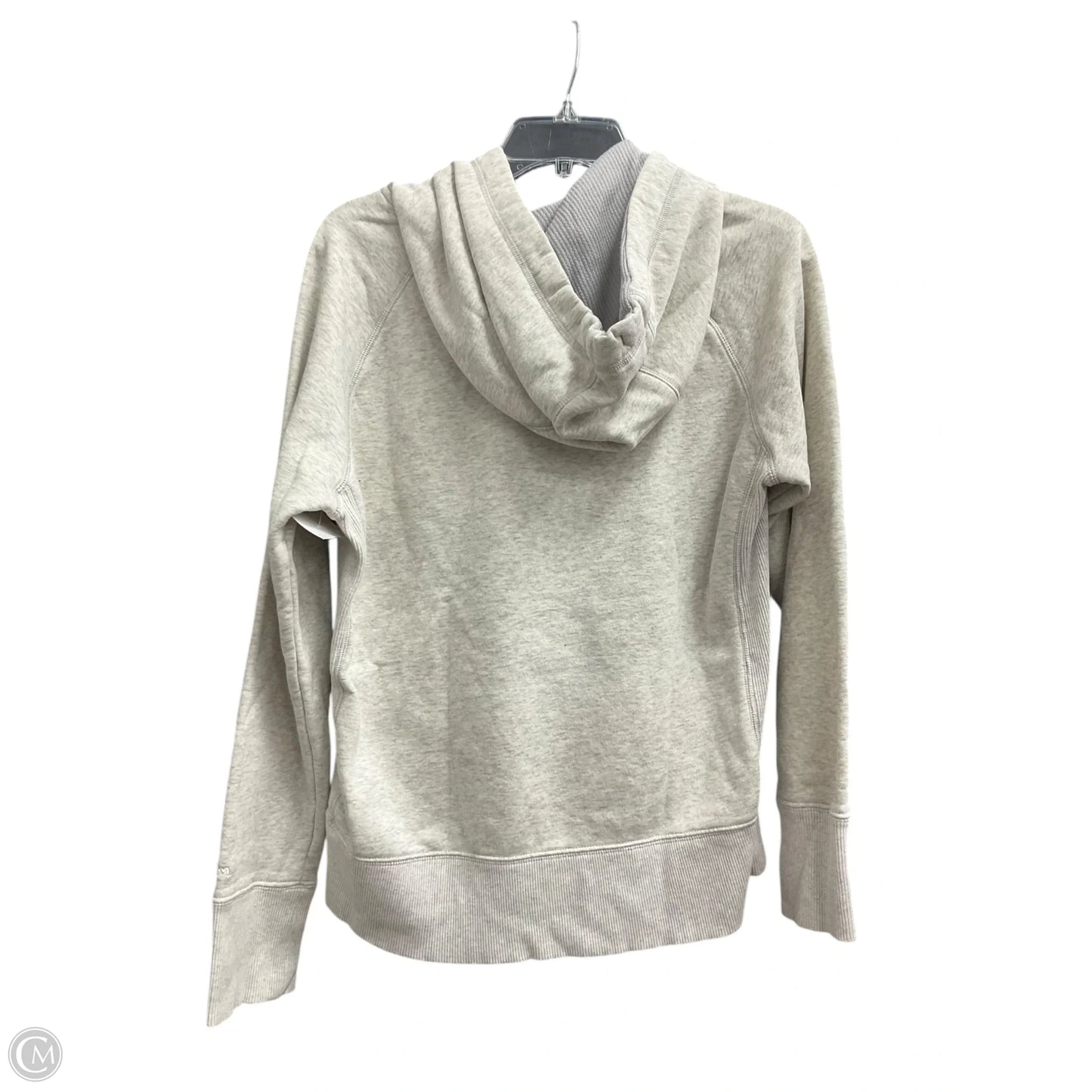 Sweatshirt Hoodie By Under Armour In Grey, Size: M