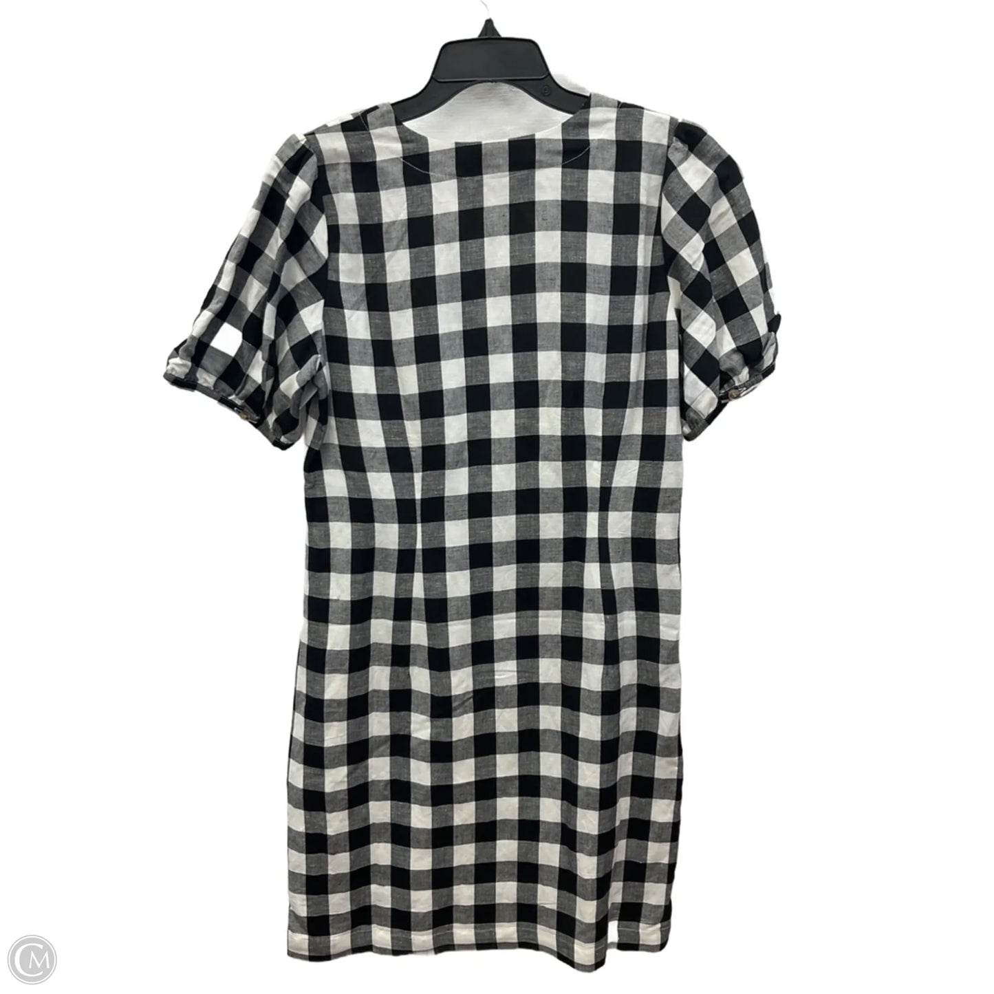 Dress Casual Midi By Loft In Plaid Pattern, Size: 8