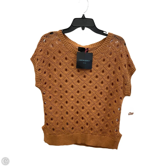 Vest Sweater By Cynthia Rowley In Orange, Size: S
