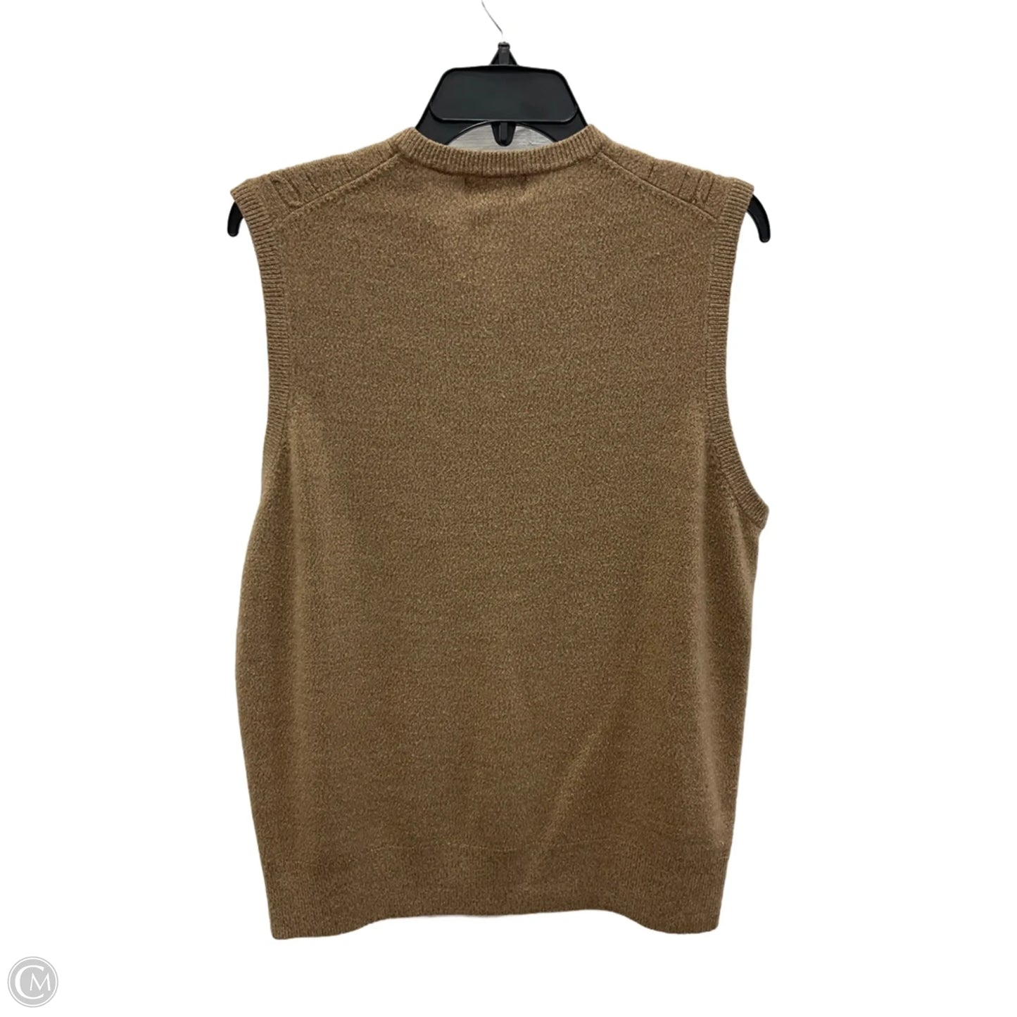 Vest Sweater By Dockers In Brown, Size: M