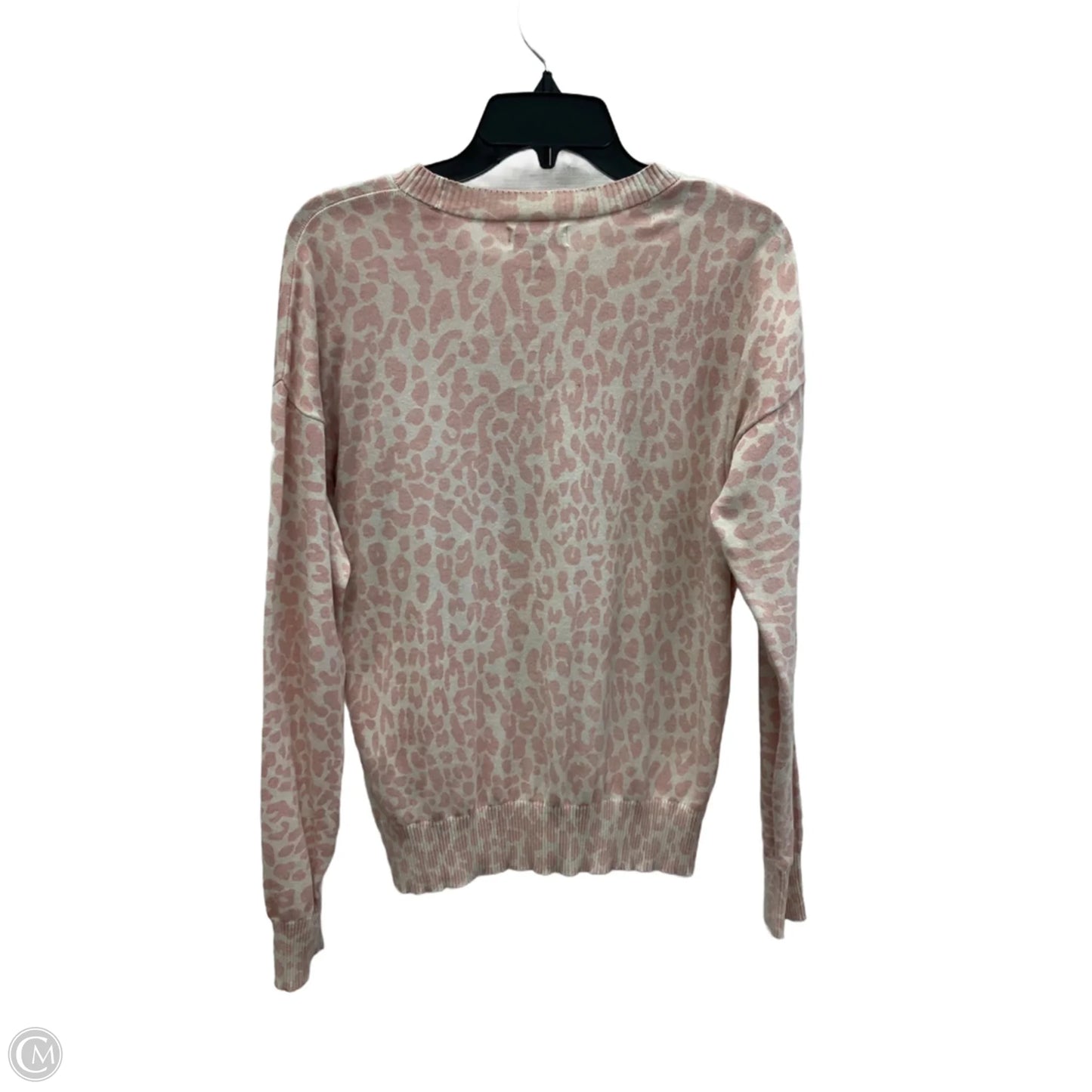 Top Long Sleeve By Calvin Klein In Animal Print, Size: M