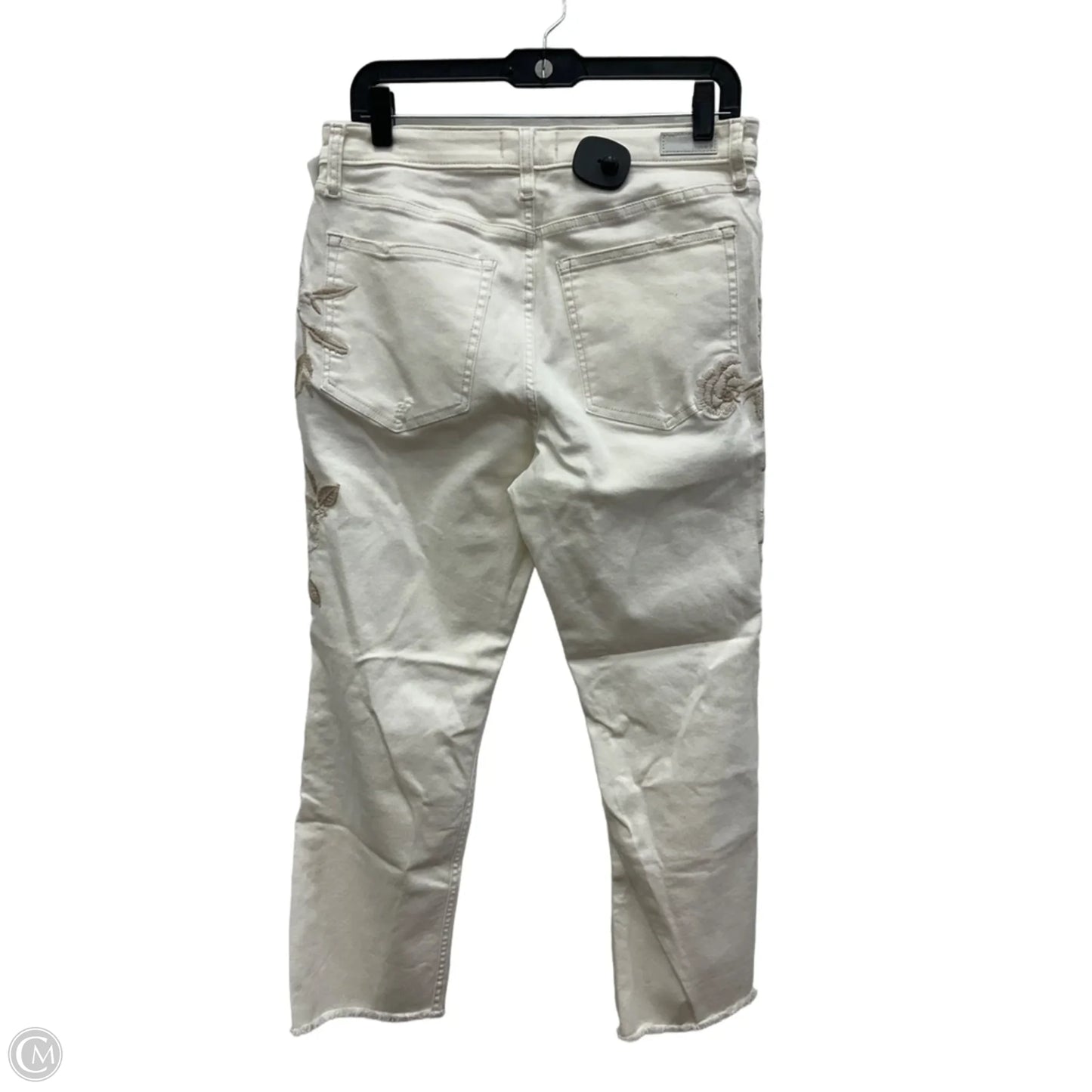 Jeans Straight By Abercrombie And Fitch In White, Size: 12