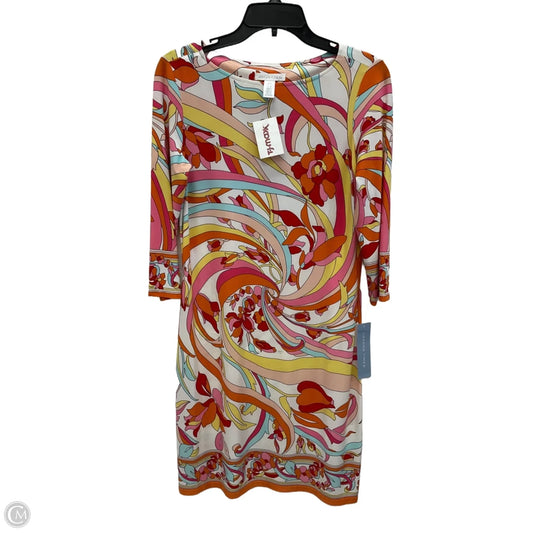 Top 3/4 Sleeve By London Times In Floral Print, Size: M