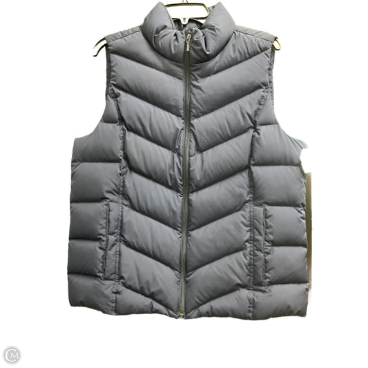 Vest Puffer & Quilted By Lands End In Navy, Size: L