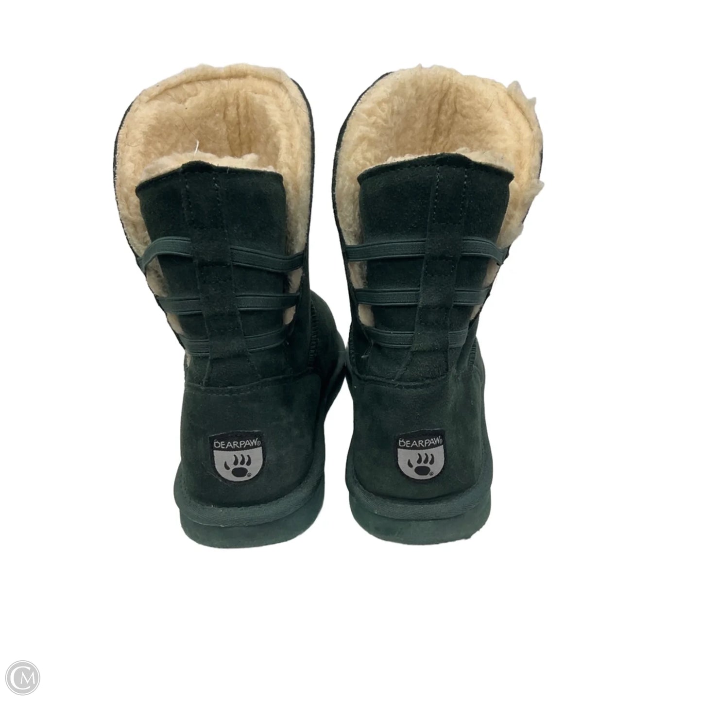 Boots Mid-calf Flats By Bearpaw In Green, Size: 12