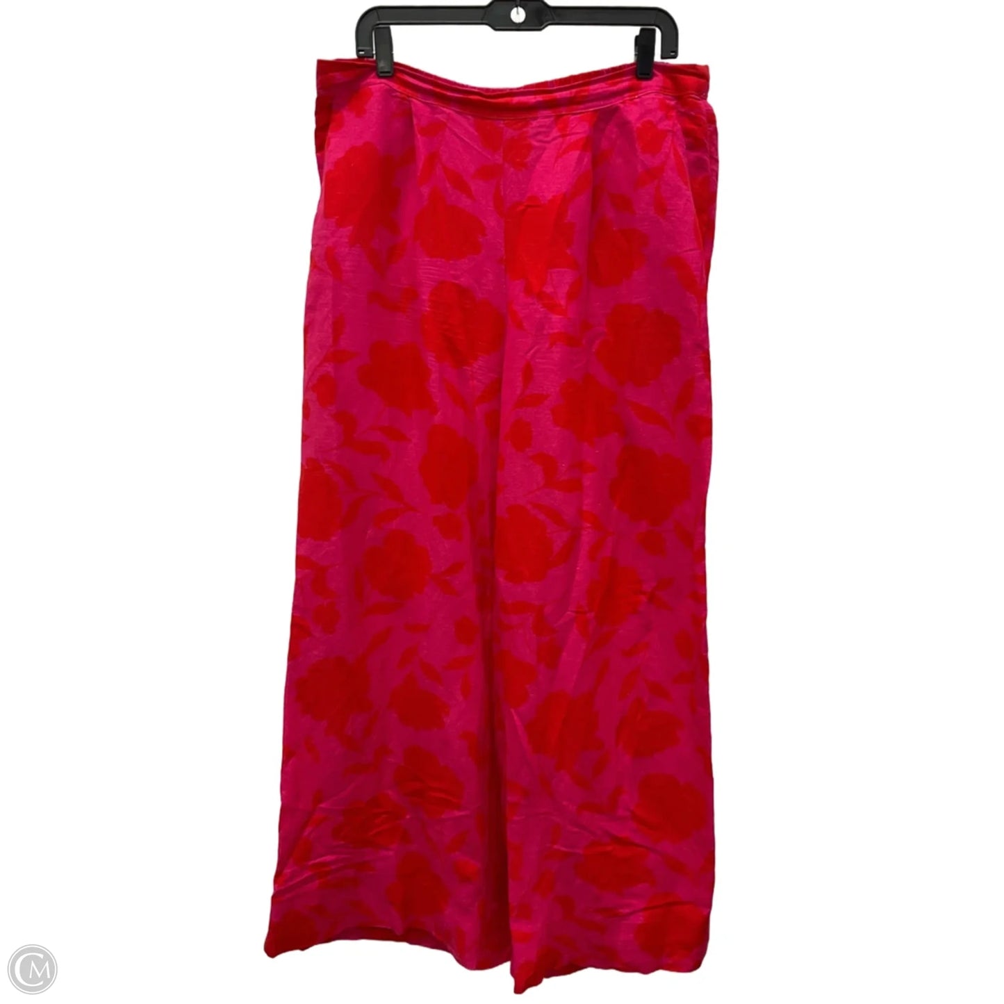 Pants Designer By Kate Spade In Floral Print, Size: L