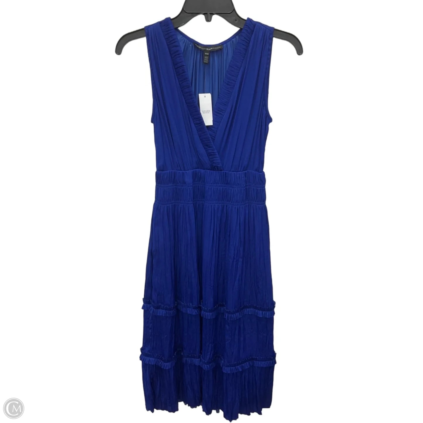 Dress Casual Maxi By White House Black Market In Blue, Size: Xxs