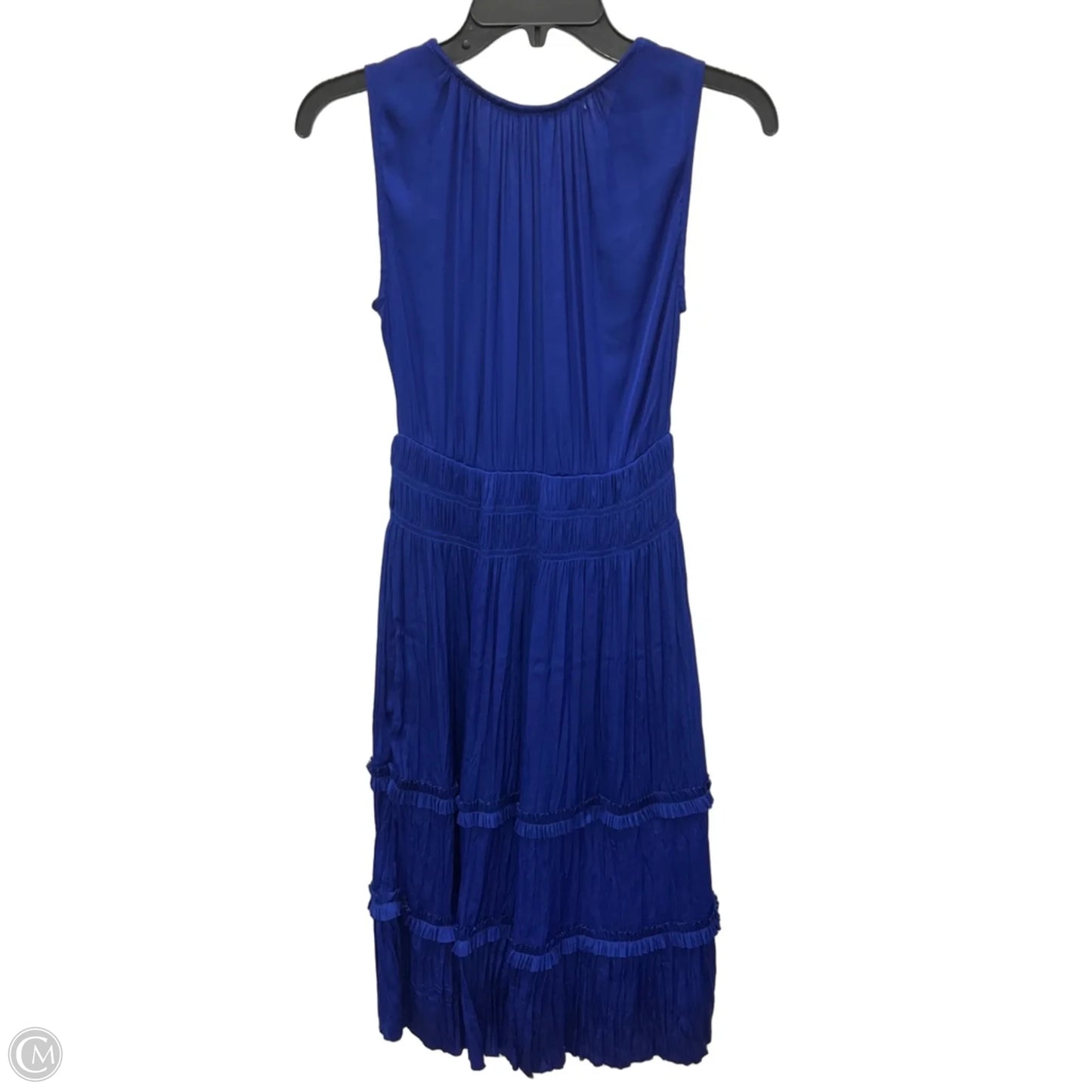 Dress Casual Maxi By White House Black Market In Blue, Size: Xxs