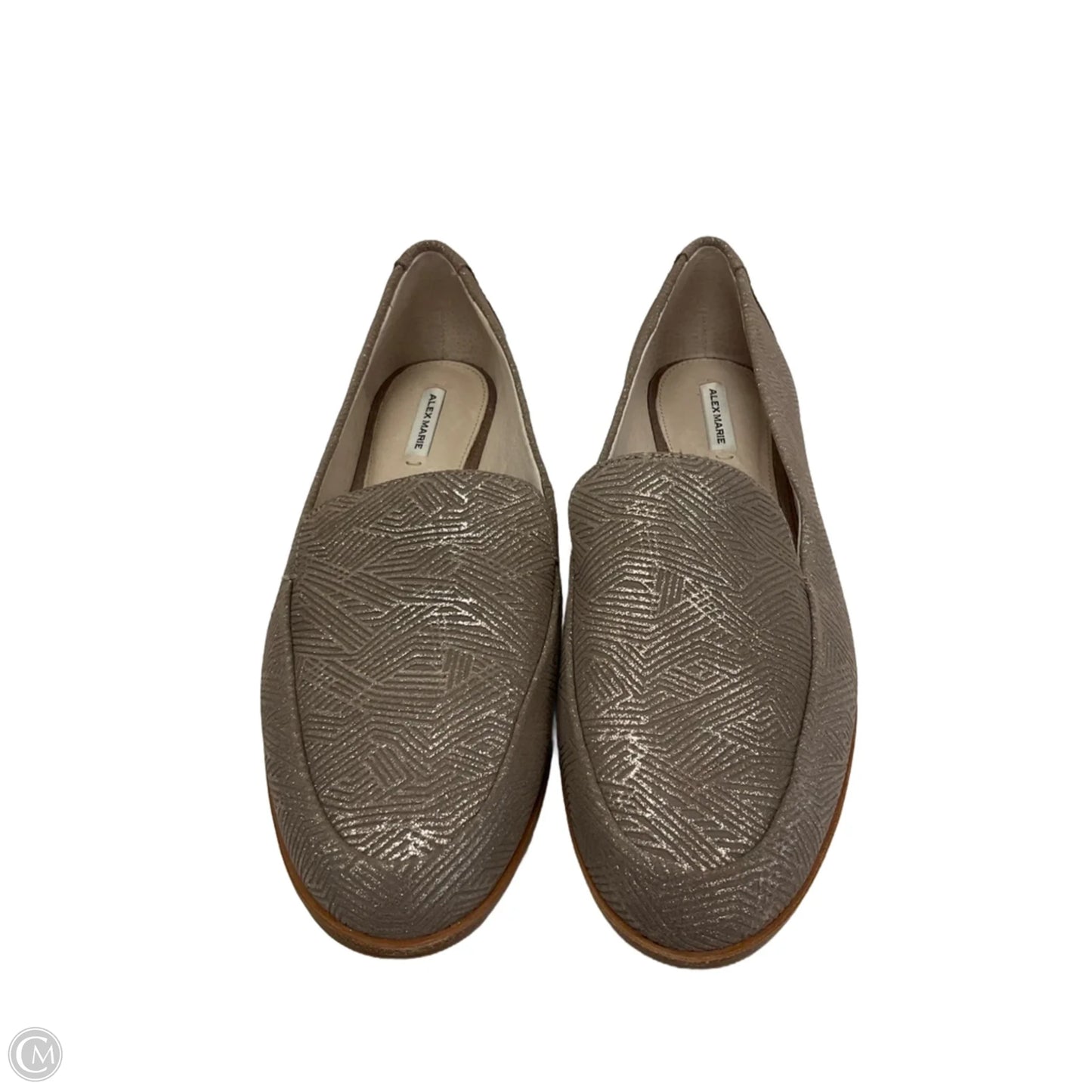 Shoes Flats By Alex Marie In Gold, Size: 7.5