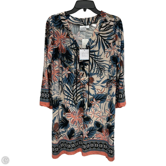 Swimsuit Top By Clothes Mentor In Floral Print, Size: Xl