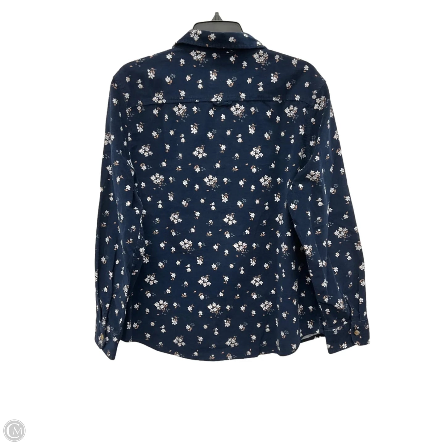 Blouse Long Sleeve By Jachs Girlfirend In Floral Print, Size: L