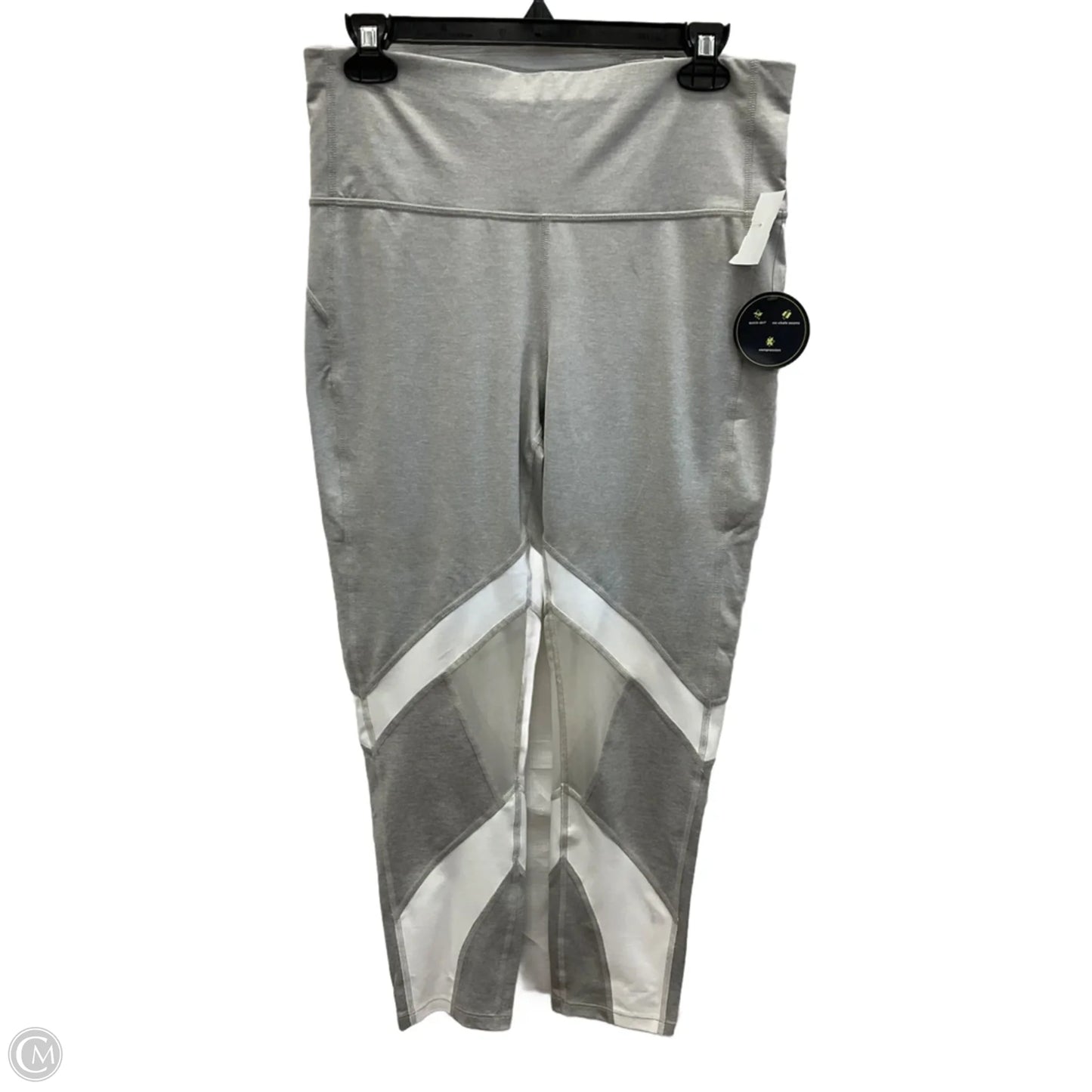 Athletic Leggings By Xersion In Grey, Size: L