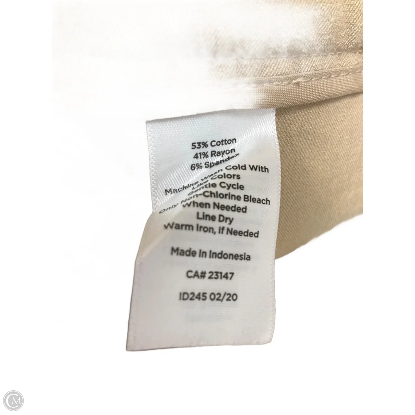 Pants Dress By Talbots In Beige, Size: 2