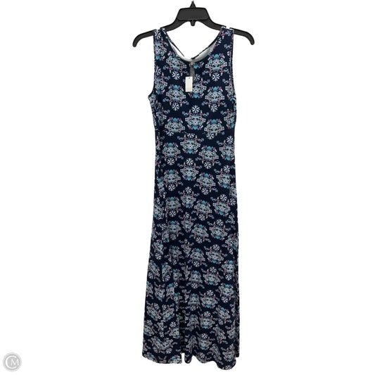 Dress Casual Midi By Talbots In Floral Print, Size: Xs