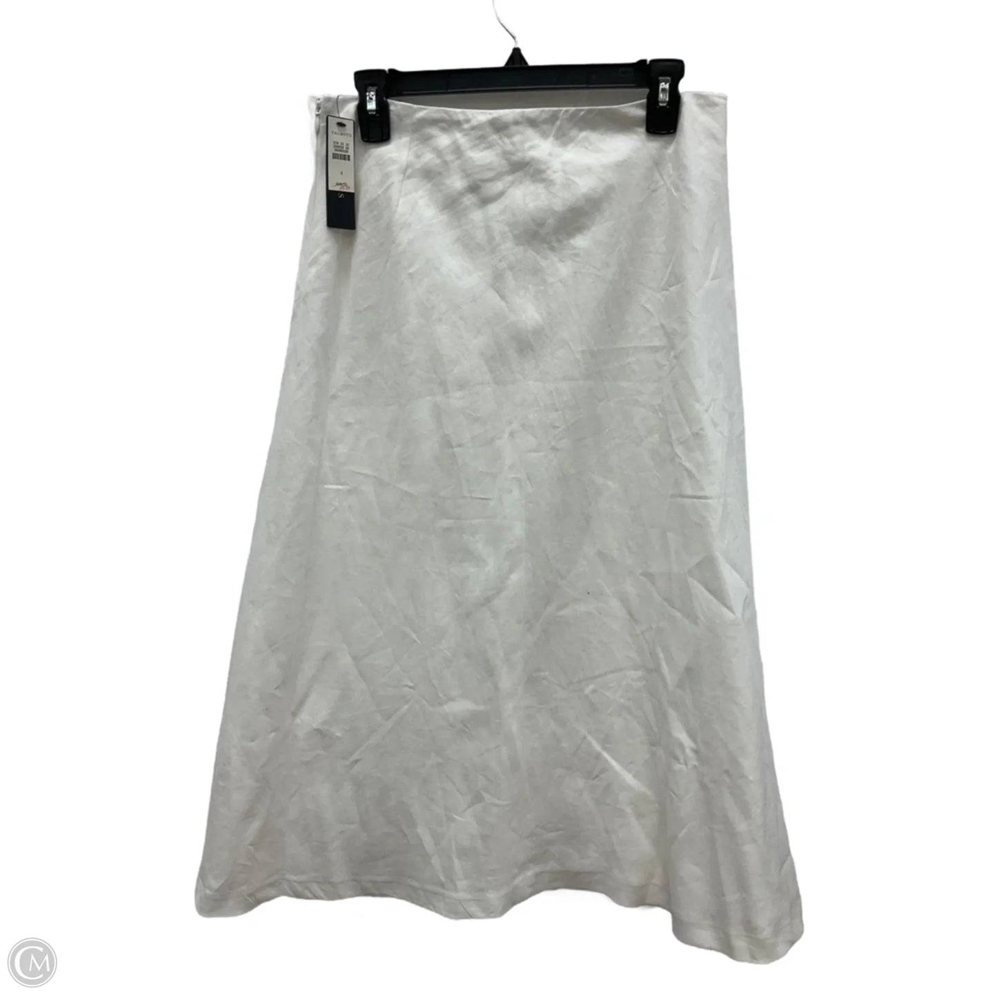 Skirt Maxi By Talbots In White, Size: M