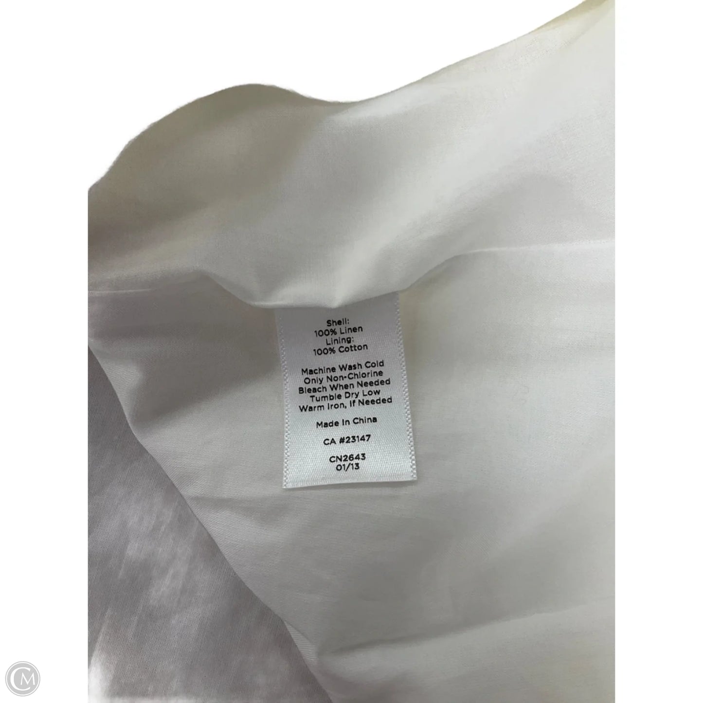 Skirt Maxi By Talbots In White, Size: M