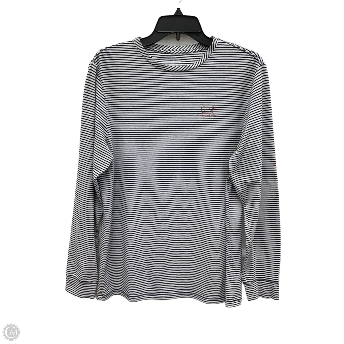 Top Long Sleeve By Vineyard Vines In Striped Pattern, Size: Xl