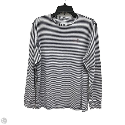 Top Long Sleeve By Vineyard Vines In Striped Pattern, Size: Xl
