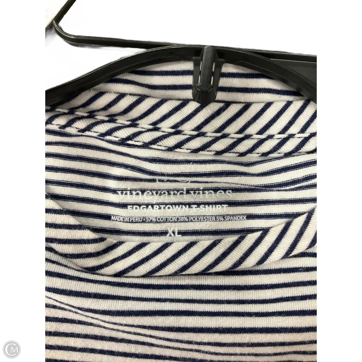 Top Long Sleeve By Vineyard Vines In Striped Pattern, Size: Xl