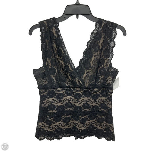 Top Sleeveless By George In Black, Size: M