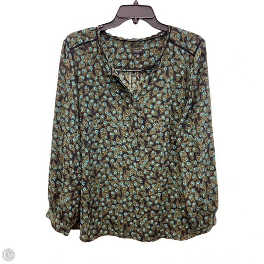 Top Long Sleeve By Talbots In Black, Size: Xl