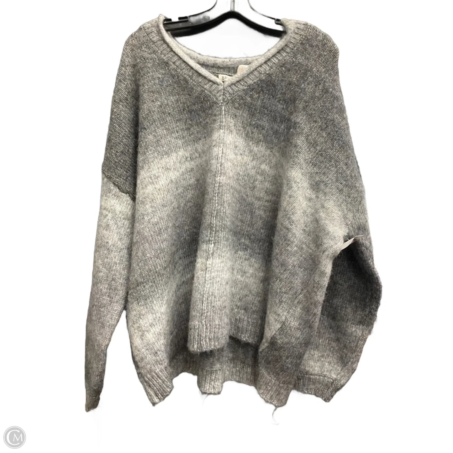 Sweater By Briggs In Grey, Size: 2x