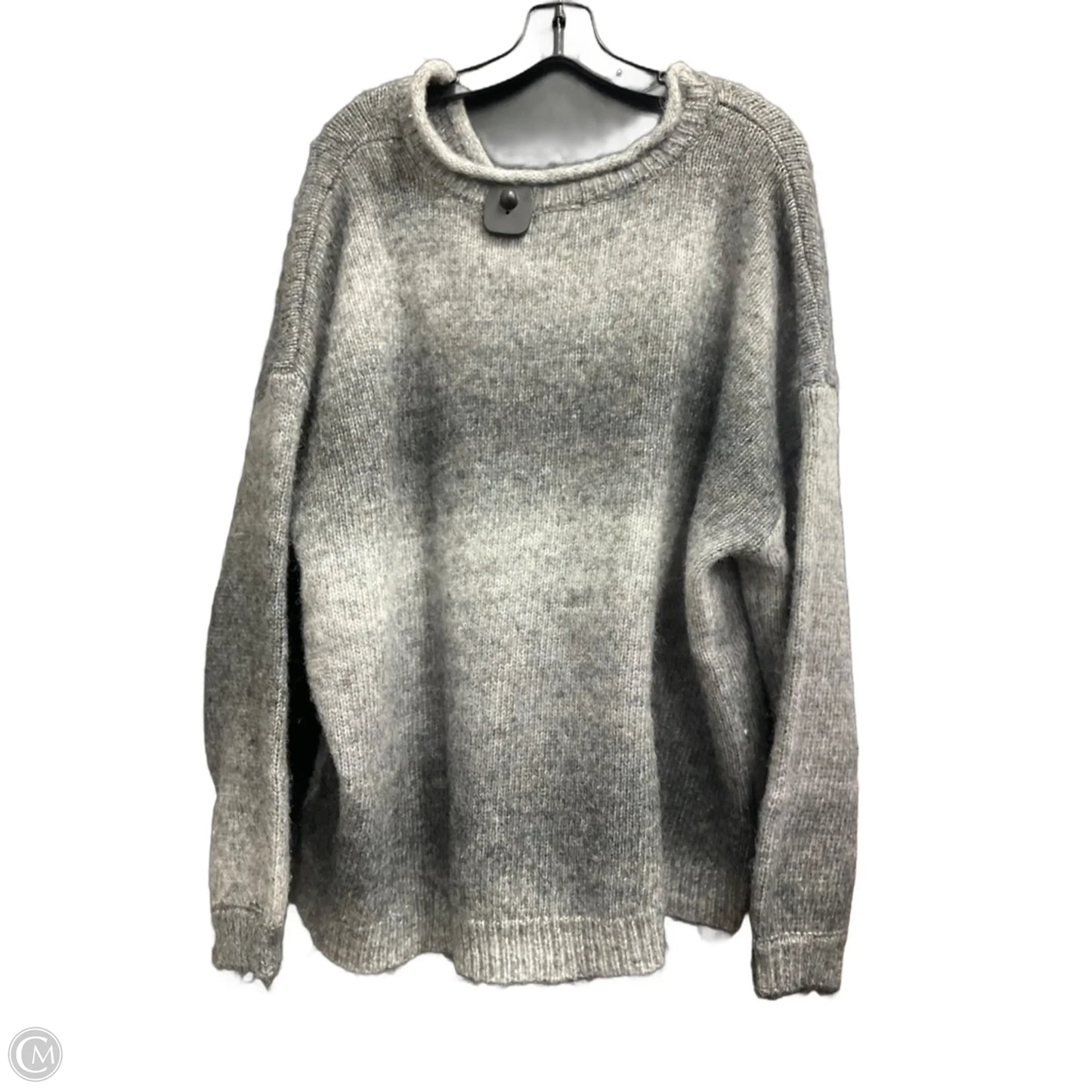 Sweater By Briggs In Grey, Size: 2x
