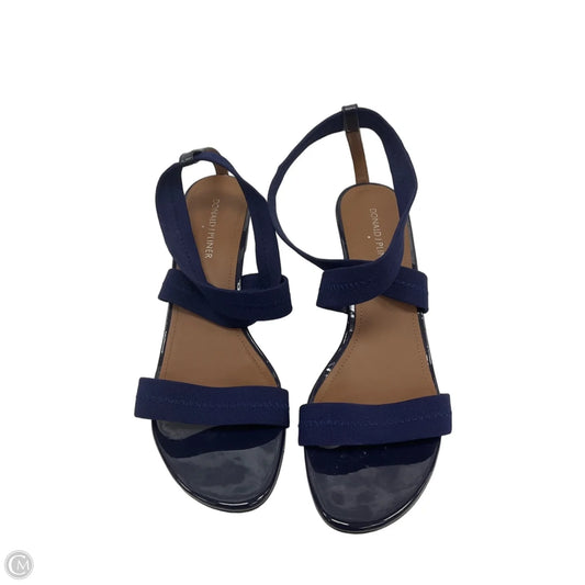 Shoes Heels Block By Donald Pliner In Blue, Size: 9