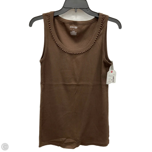 Tank Top By St Johns Bay In Brown, Size: L