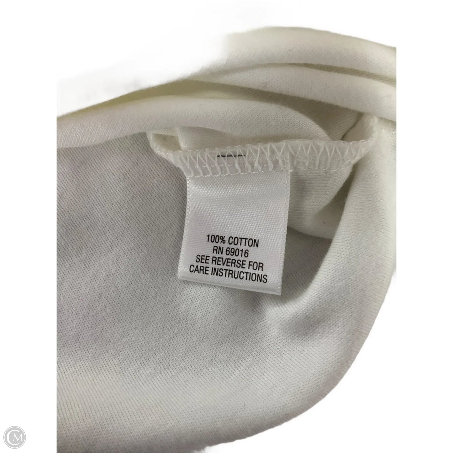 Top Short Sleeve By Studio Works In White, Size: S