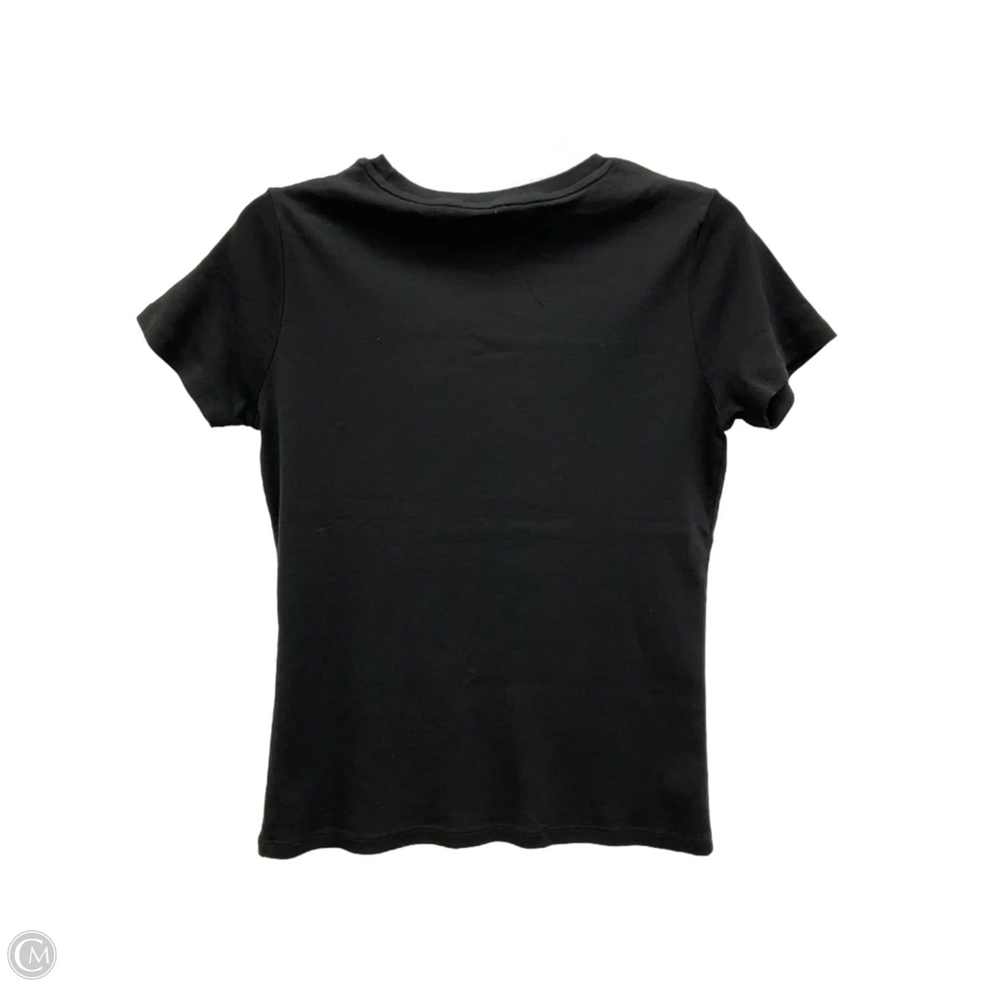 Top Short Sleeve By Cherokee In Black, Size: Xs