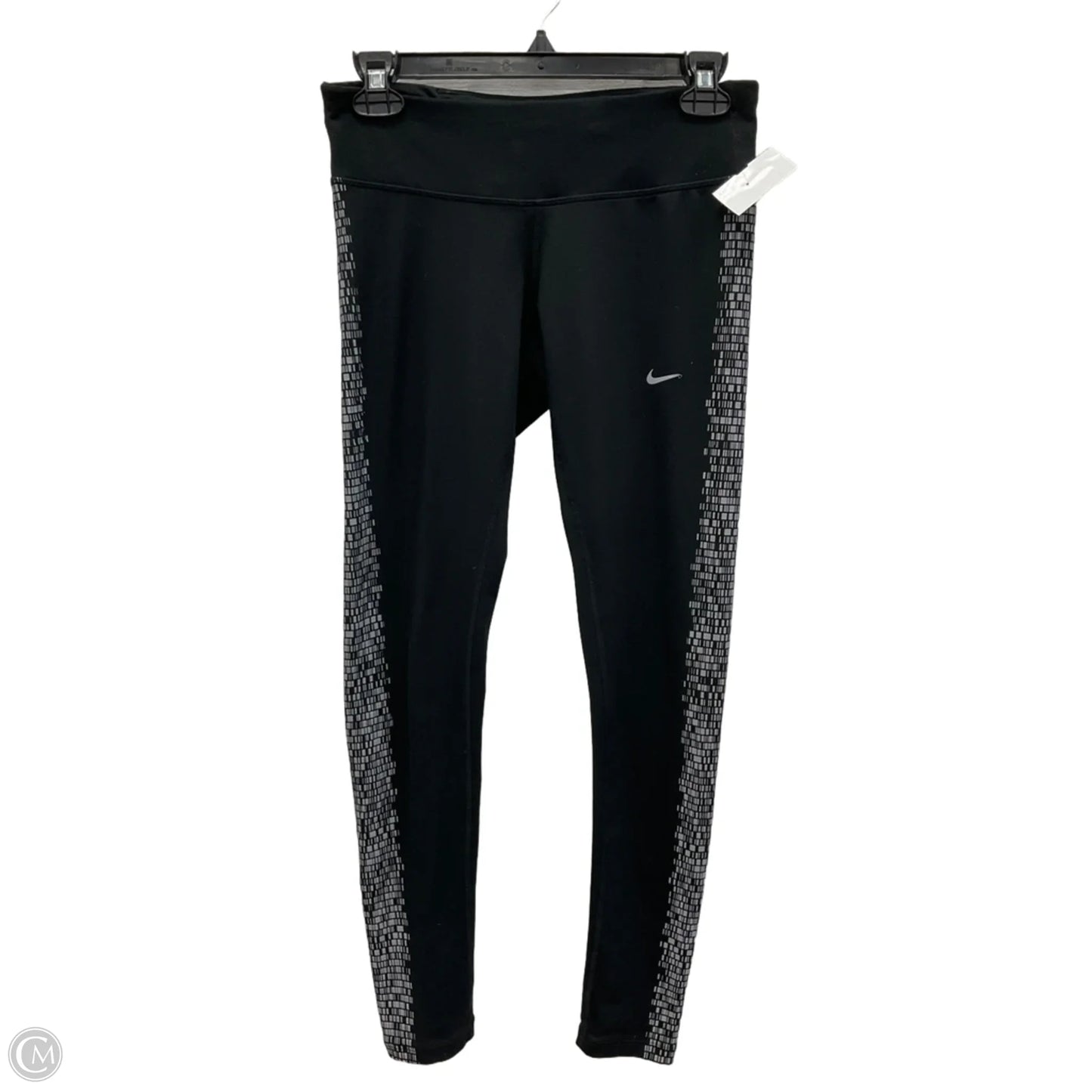 Athletic Leggings By Nike In Black, Size: S