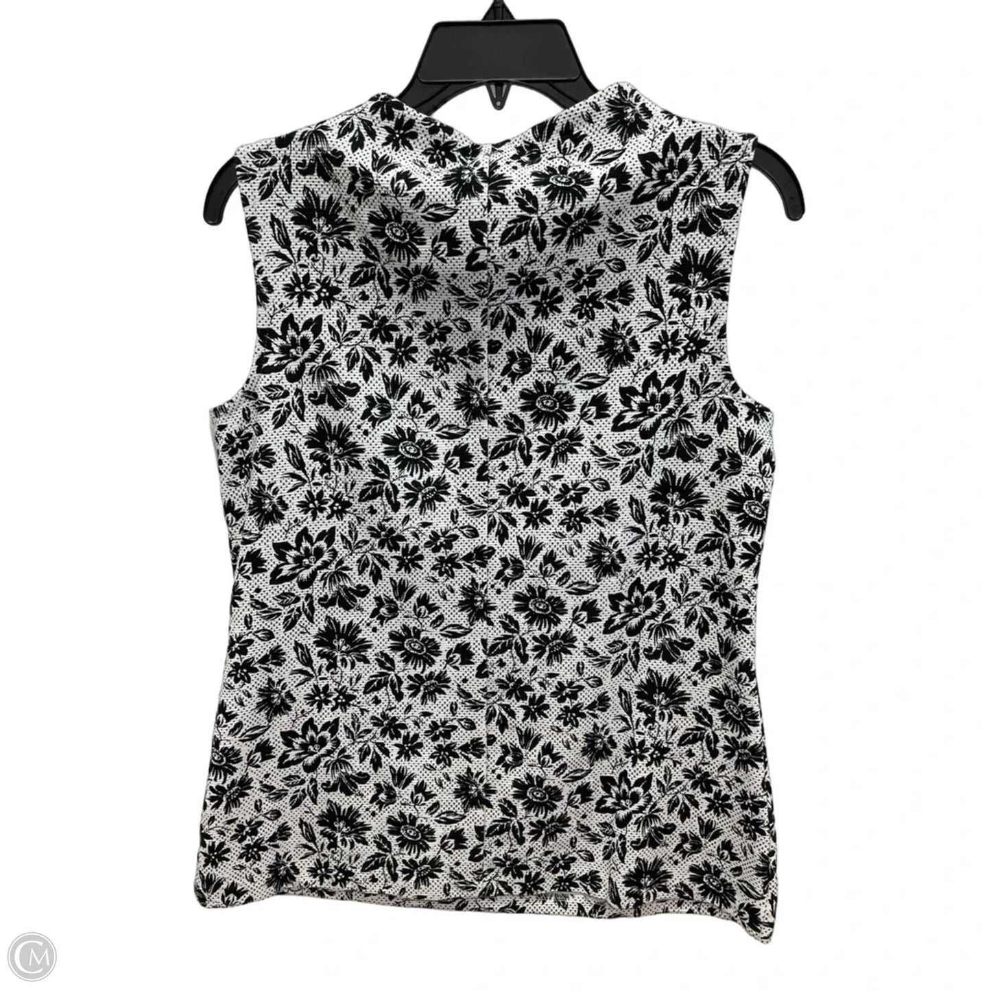 Top Sleeveless By Talbots In Floral Print, Size: S