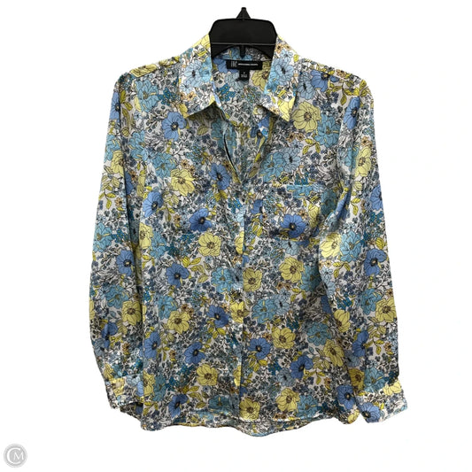 Blouse 3/4 Sleeve By Inc In Floral Print, Size: S