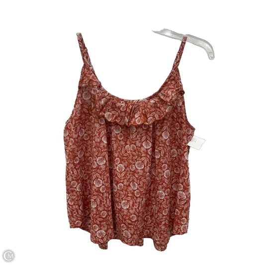 Tank Top By Loft In Red, Size: L