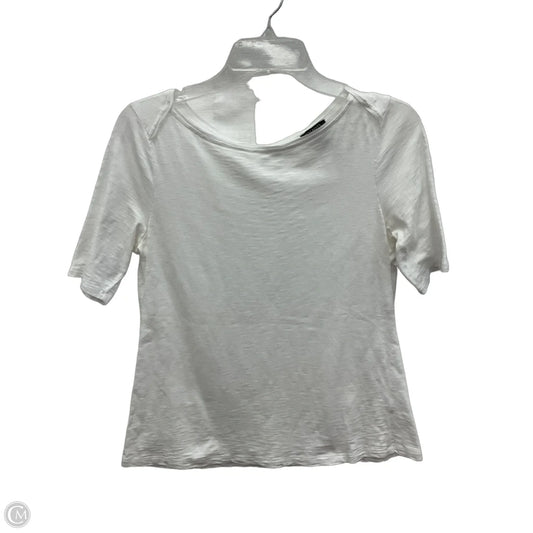 Top Short Sleeve By Talbots In White, Size: S