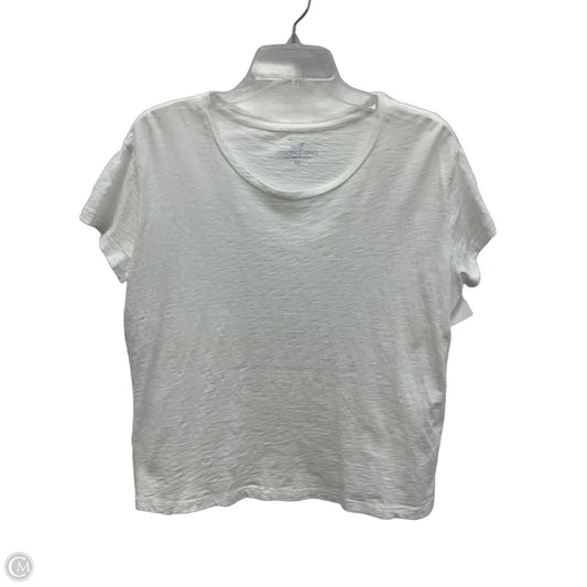 Top Short Sleeve By Vineyard Vines In White, Size: Xs