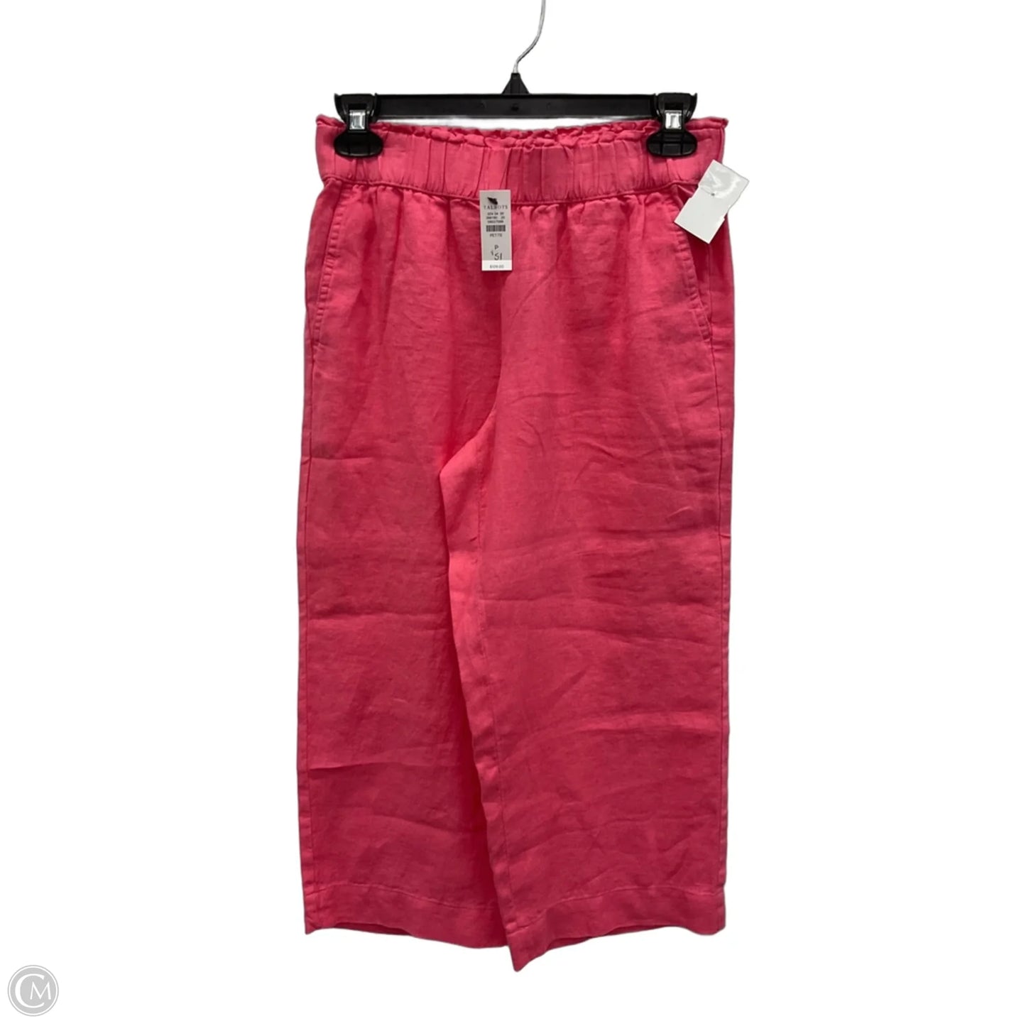 Pants Linen By Talbots In Pink, Size: S