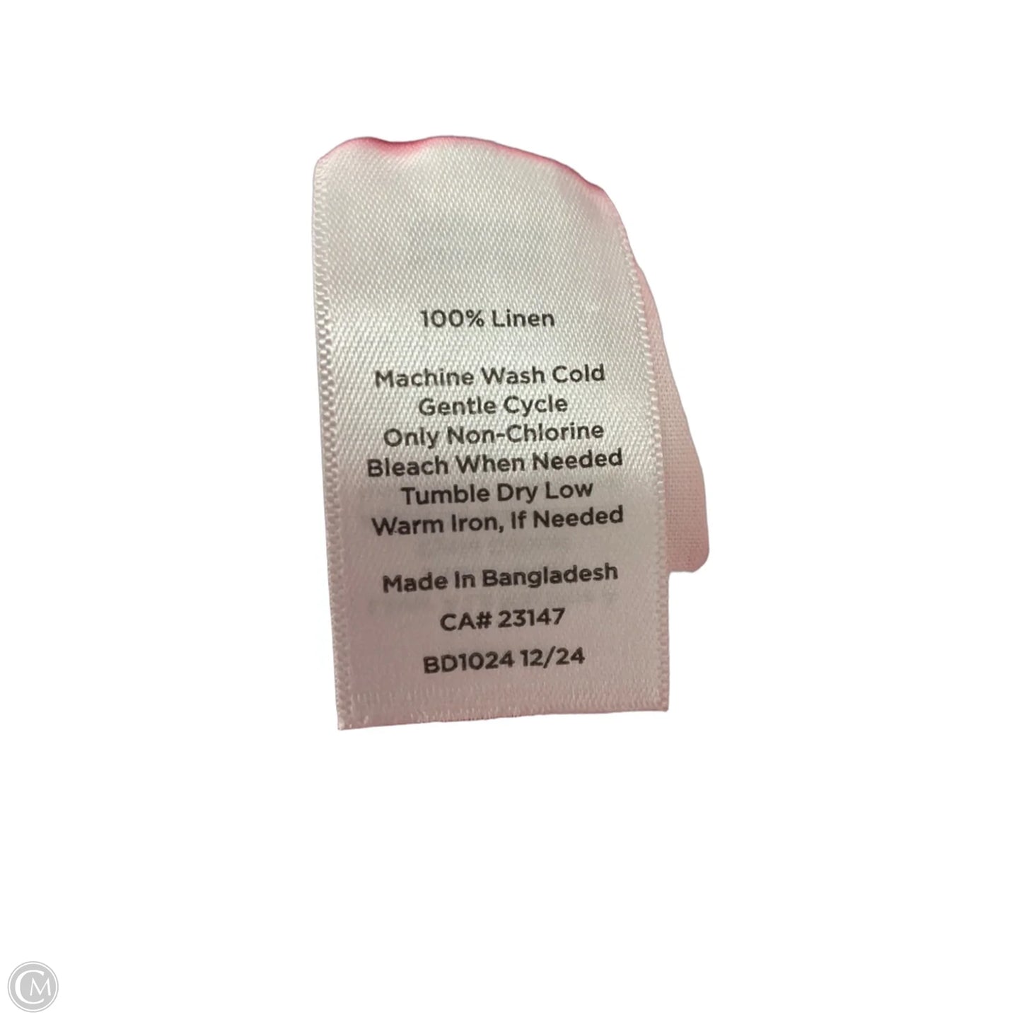 Pants Linen By Talbots In Pink, Size: S